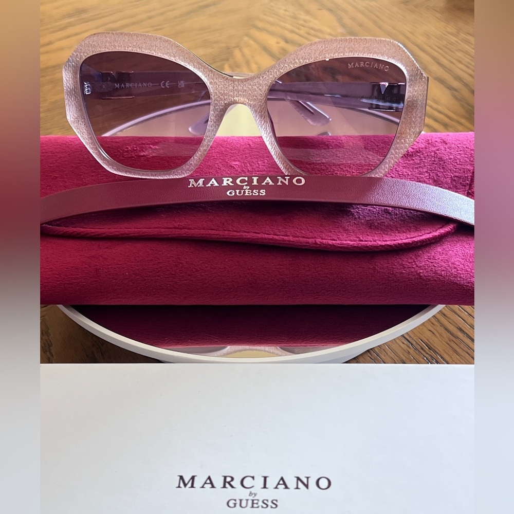 Marciano by Guess Pink Sparkle Sunglasses